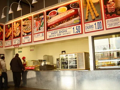 Costco Food Court with Full Menu